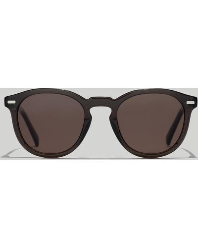 MW Round Acetate Sunglasses - Gray