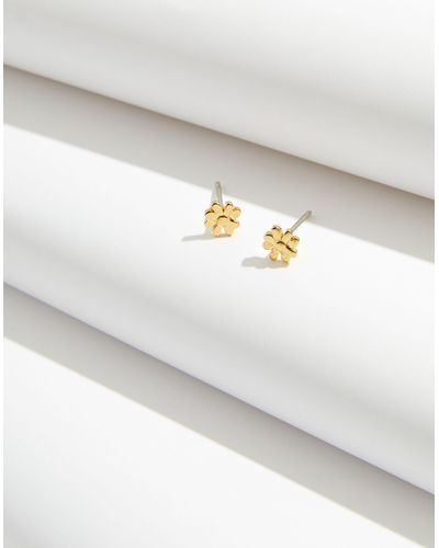 MW Delicate Collection Demi-fine Daisy Stud Earrings - White