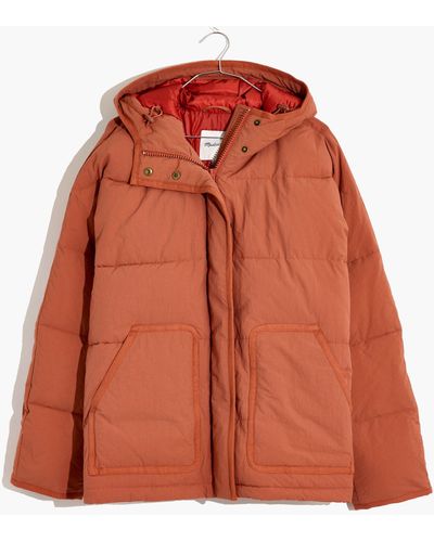MW Holland Quilted Puffer Parka - Brown