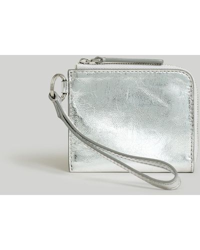 MW The Essential Small Zip Wallet - White