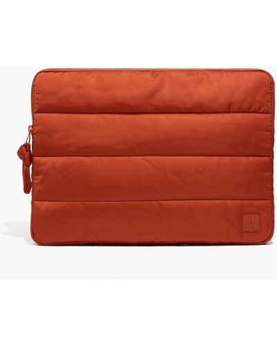 MW The Quilted Laptop Case - Red