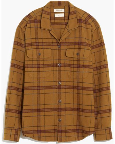 MW Brushed Twill Easy Shirt-jacket - Brown