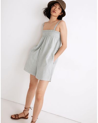 MW Madewell X Laude The Label Thea Romper - Grey