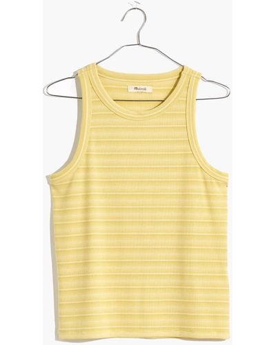 MW Ribbed Westville Tank Top - Yellow