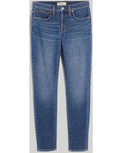 MW Plus 9" Mid-rise Skinny Jeans - Blue
