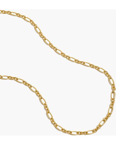 MW Mixed-link Chain Necklace - Metallic