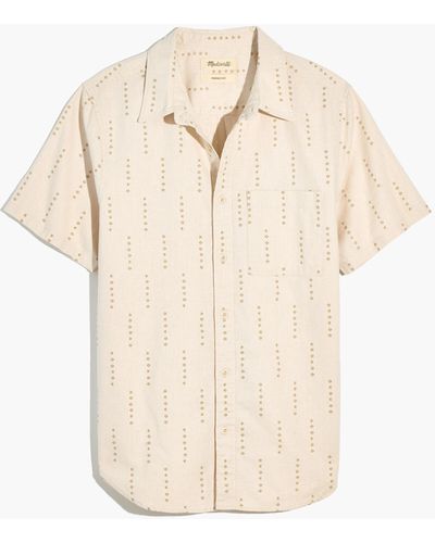 MW Hemp-cotton Perfect Short-sleeve Shirt - White
