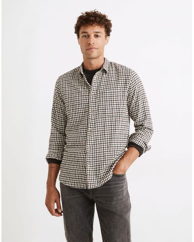 MW Brushed Twill Perfect Shirt - Grey