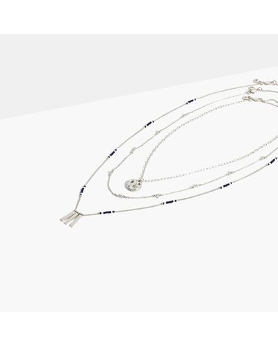 MW Leafwhirl Necklace Set - White