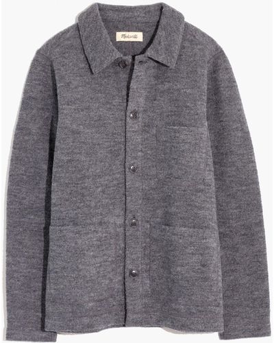 MW Boiled Wool Chore Jacket - Grey