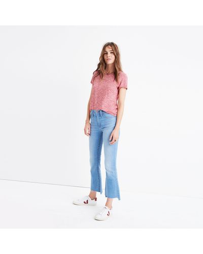 Madewell Tall Cali Demi-boot Jeans: Step-hem Edition - Blue