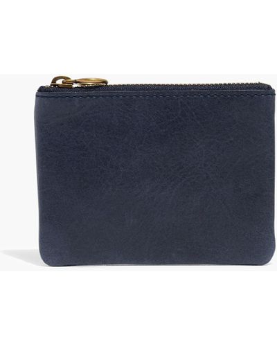 MW The Leather Pouch Wallet - Blue