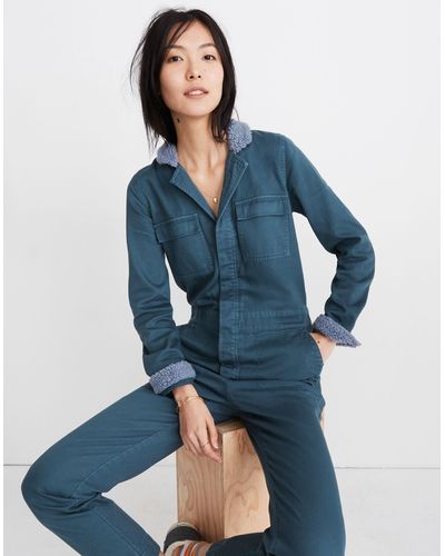 MW Sherpa Coverall Jumpsuit - Blue