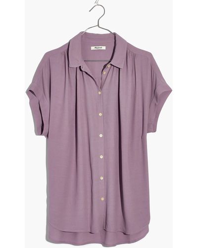 MW Central Drapey Shirt - Purple