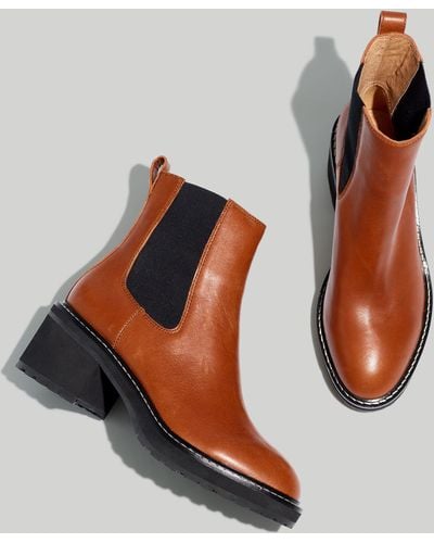 MW The Carina Platform Chelsea Boot - Brown