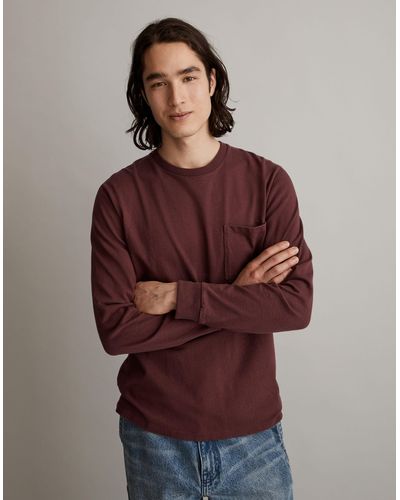 MW Relaxed Long-sleeve Tee - Brown