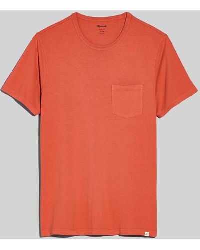 MW Garment-dyed Allday Crewneck Pocket Tee - Multicolour