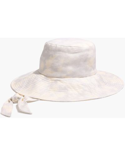 MW Tie-dye Packable Sun Hat - Natural