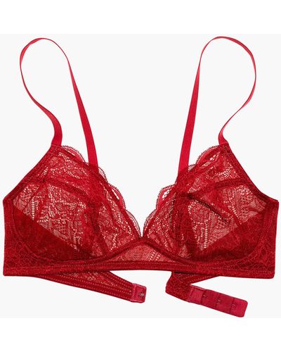 MW Lace Camila Bralette - Red