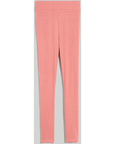 MW Ribbed Pajama Leggings - Pink