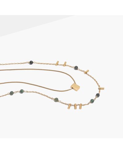 MW Seastone Layered Necklace - Natural