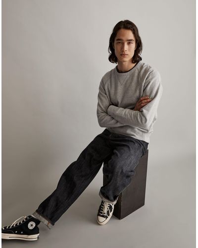 MW Garment-dyed Crewneck Sweatshirt - Grey