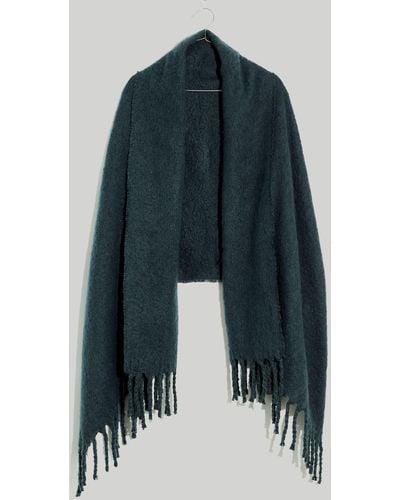 MW (re)sourced Oversized Scarf - Blue