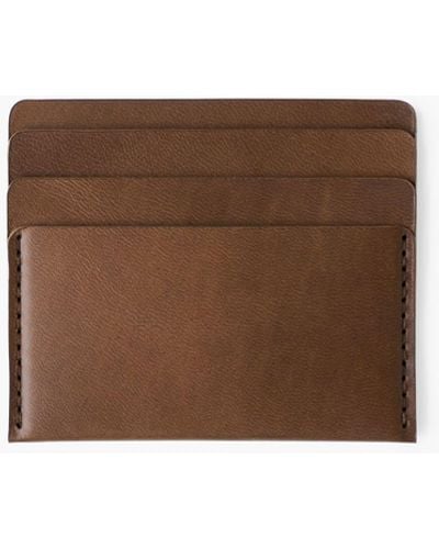 MW Makr Leather Cascade Wallet - Brown