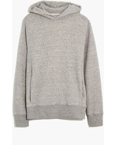 MW Brushed Hoodie Sweatshirt - Grey