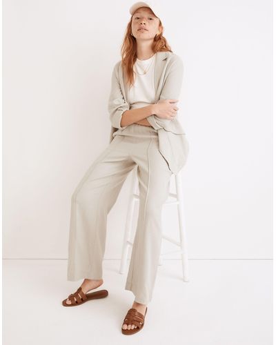 MW Breezewoven Pull-on High-rise Straight Pants - Natural