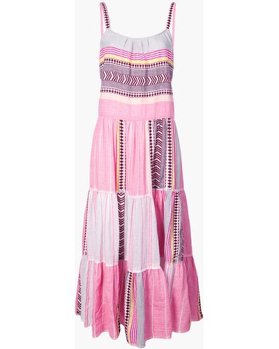 MW Lemlemtm Neela Cascade Dress - Pink