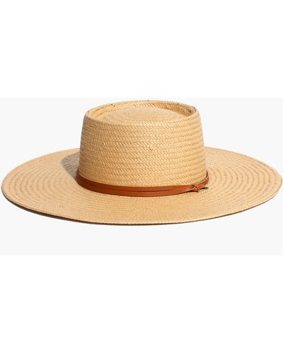 MW Chin-strap Straw Hat - Natural