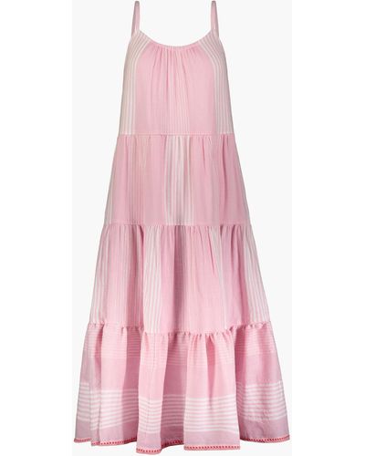 MW Lemlemtm Rekik Tiered Cascade Maxi Dress - Pink