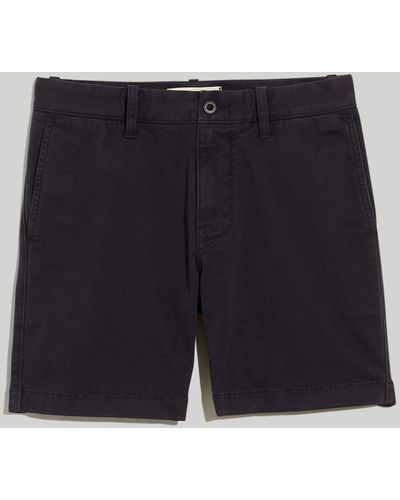 MW 7" Chino Shorts: Coolmax® Edition - Blue