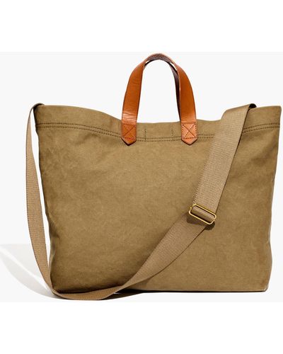 MW The Canvas Transport Carryall Tote Bag - Brown