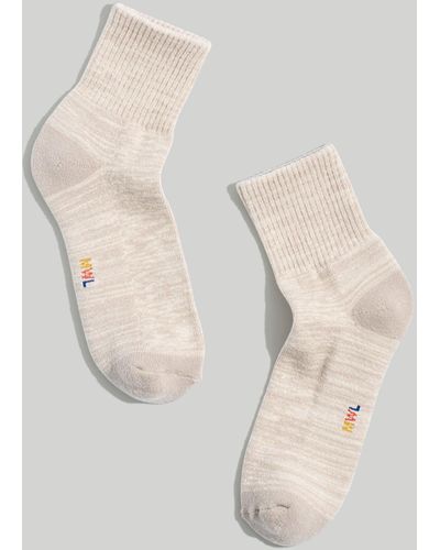MW L Cloudlift Ankle Trainer Socks - White