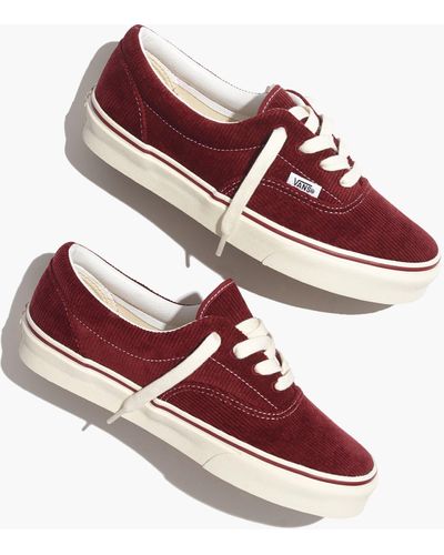 MW Madewell X Vans® Era Lace-up Trainers - Red