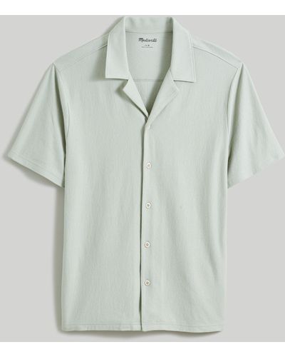 MW Textured Easy Short-sleeve Shirt - Grey