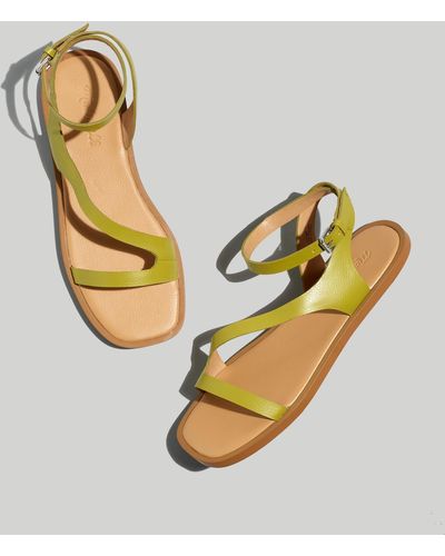 MW The Mabel Asymmetric-strap Sandal - Metallic