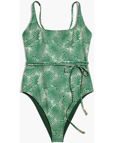 MW Palm Gisele One-piece Swimsuit - Green