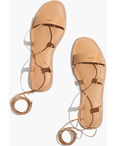 MW The Boardwalk Lace-up Sandal - Natural