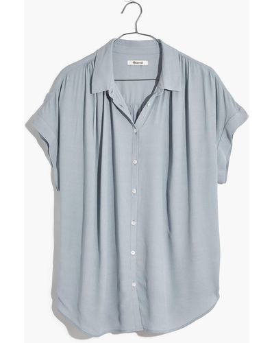 MW Central Drapey Shirt - Blue