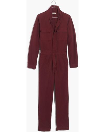 Madewell Coverall Jumpsuit - Red