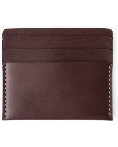 MW Makr Leather Cascade Wallet - Purple