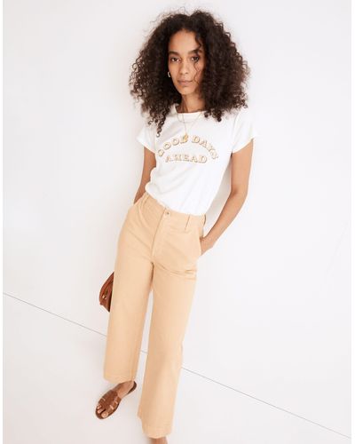 MW The Perfect Vintage Wide-leg Pant - Natural