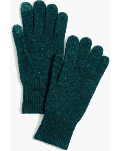 MW Ribbed Texting Gloves - Green