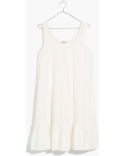 MW Pintuck Sleep Dress - White