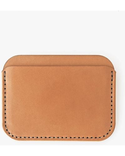 MW Makr Leather Round Luxe Wallet - White