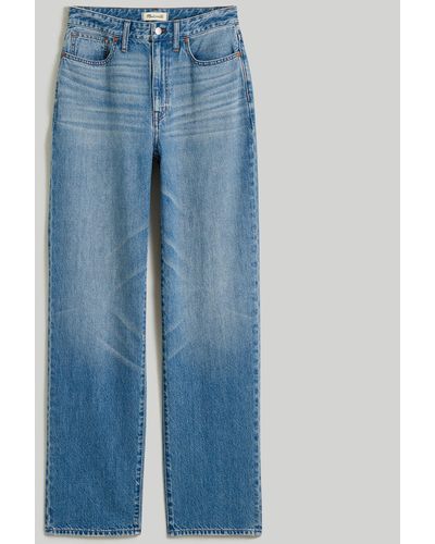 MW Curvy Baggy Straight Jeans - Blue