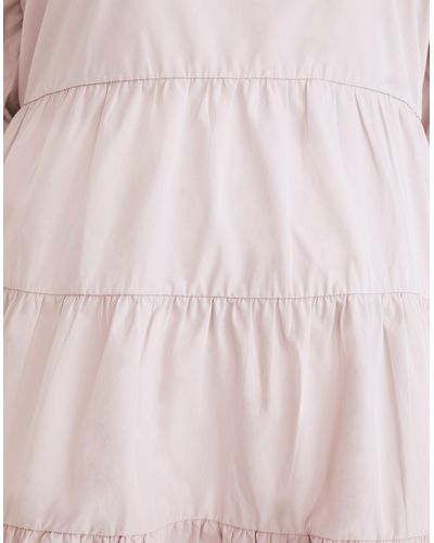 MW Plus Poplin Lizzie Babydoll Dress - Pink
